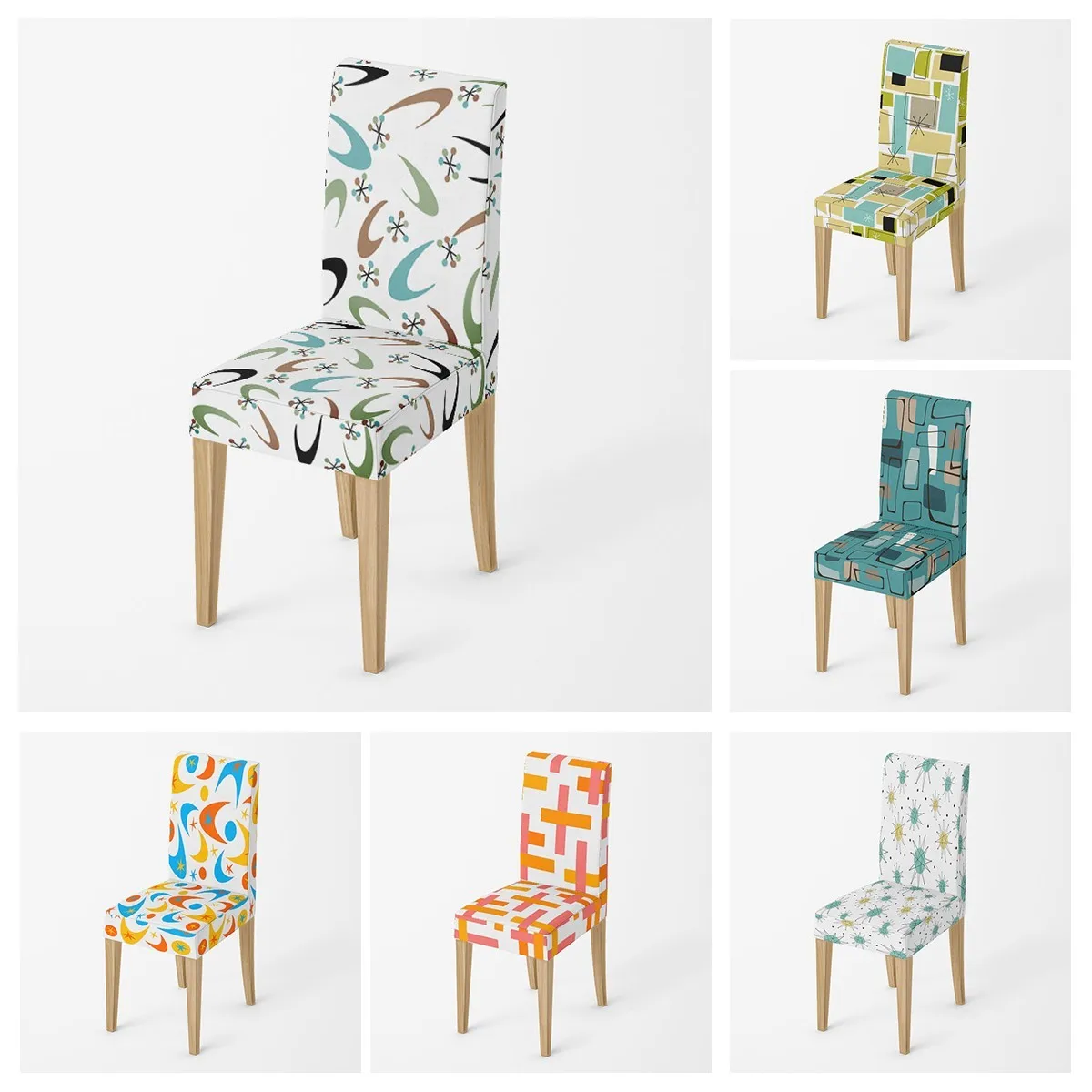 

1 шт., геометрический Чехол для стула