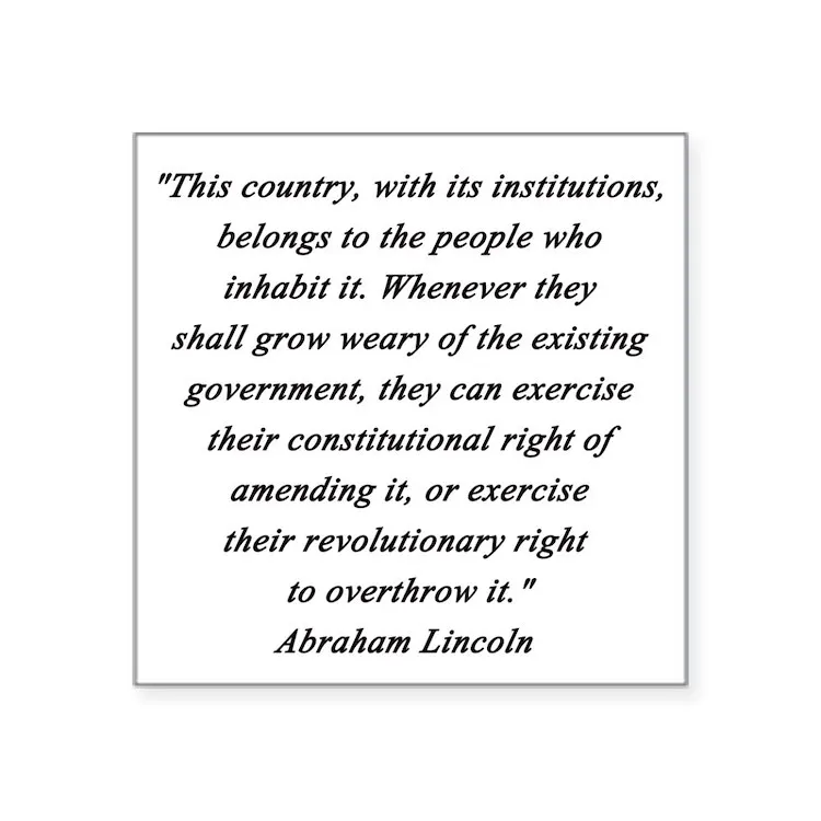 

Lincoln-революционная прямоугольная наклейка 3 дюйма x квадратная наклейка для ноутбука автомобиля, милое мультяшное искусство, модный общественный чемодан