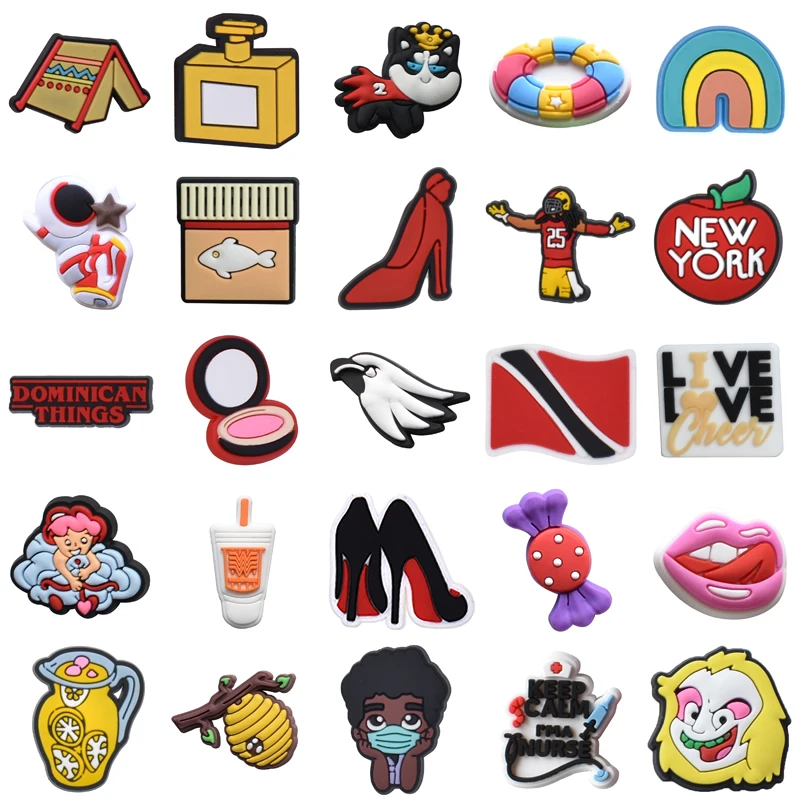 

Подвески для обуви, популярные аксессуары для детской летней обуви, булавки, джинсы для крокса, очаровательные женские дизайнерские украше...