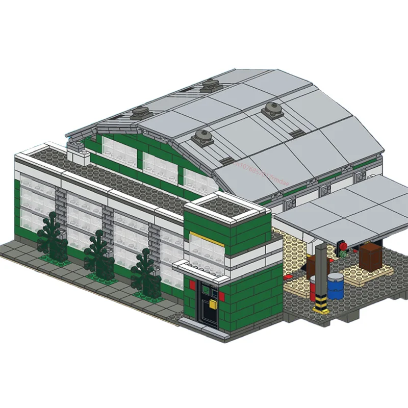 Модульные строительные блоки MOC Городской пейзаж