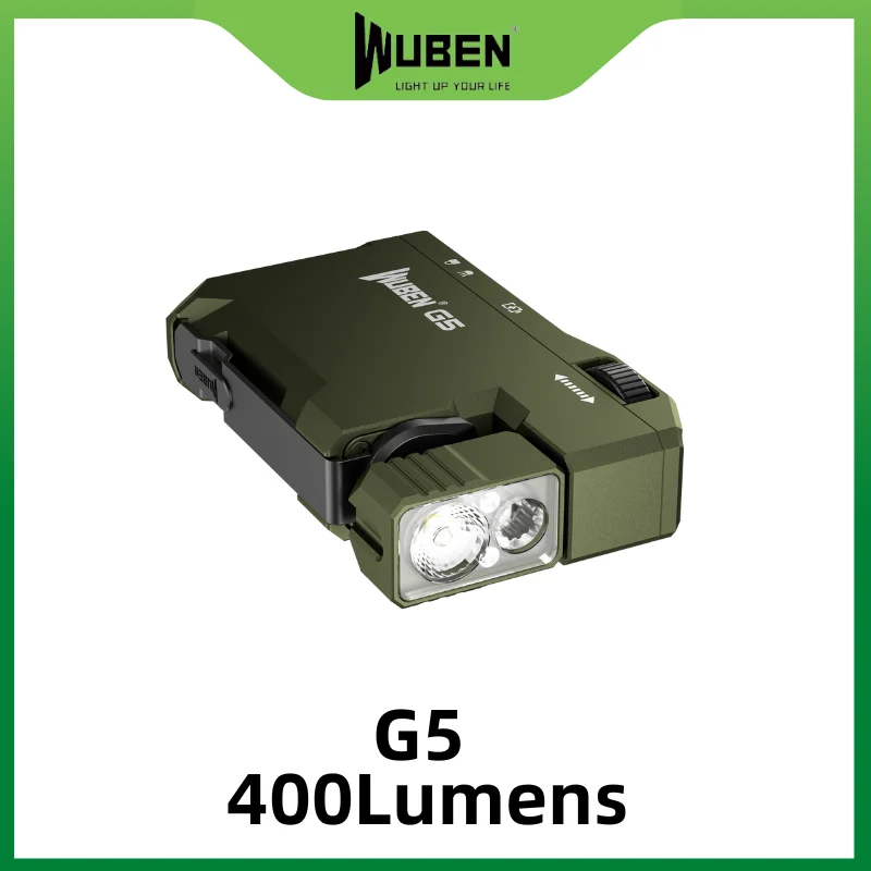 

Фонарик WUBEN G5 EDC 400 люмен зеленый