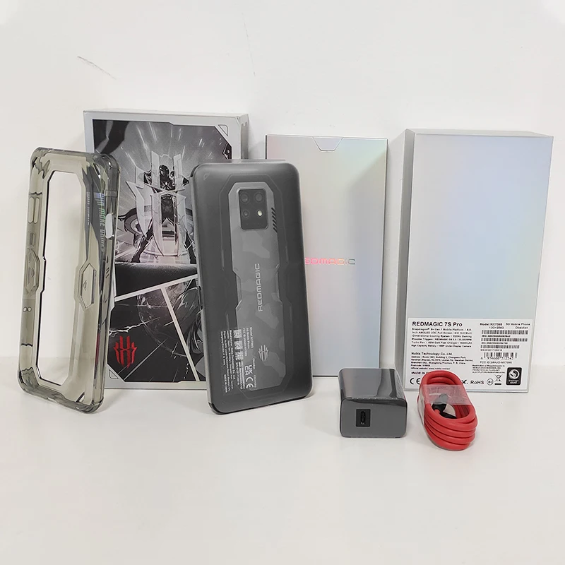 Global Version Nubia RedMagic 7S Pro Gaming Phone 6.8 inch Under Camera Snapdragon 8+ Gen 1 Octa Core 64MP Triple Cameras NFC