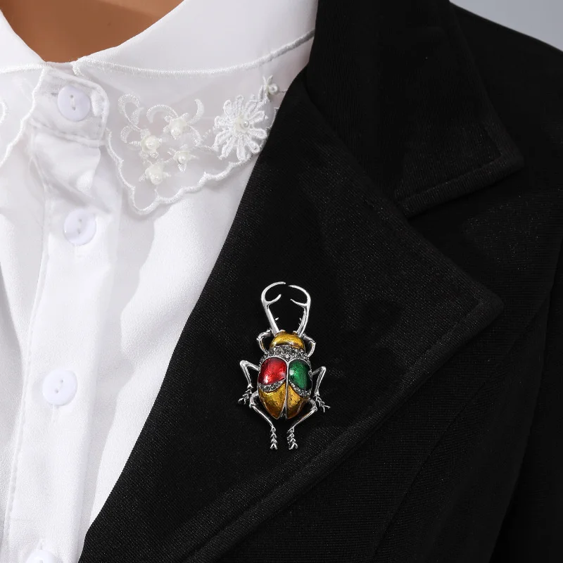 Шпилька в виде насекомых для женщин и мужчин винтажная металлическая шпилька