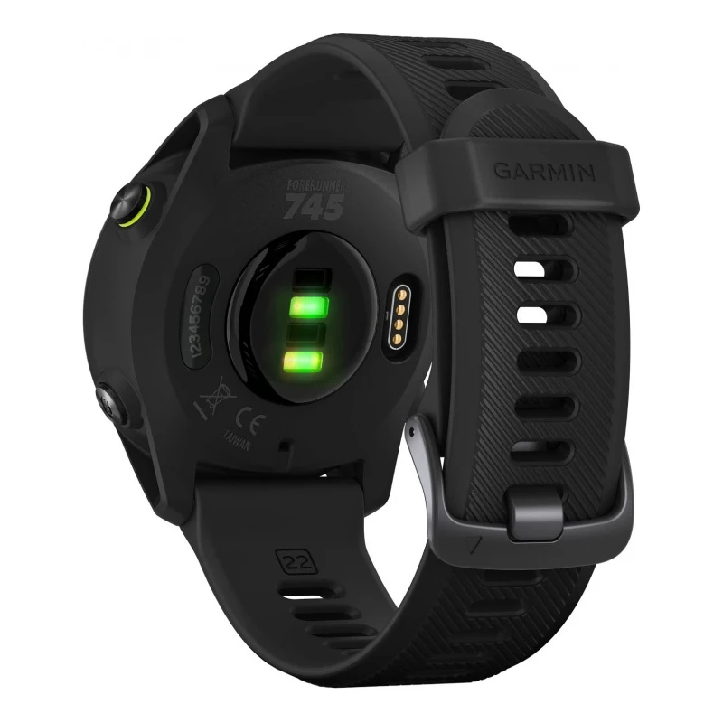 Умные часы Garmin Forerunner 745 240x240 с компасом, гироскопом, акселерометром, термометром, монитором сердечного ритма, шагомером, альтиметром, часами и наручными часами.