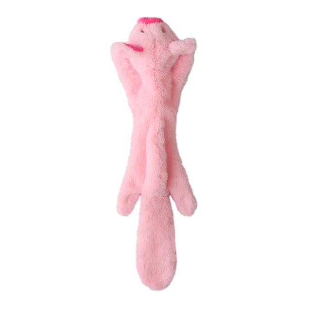 New Cute Plush Toys Squeak PetCrocodile Pig Elephant Animal Sound paper Plush Toy Dog Chew Squeaky Whistling Involved Dog Toys 6
