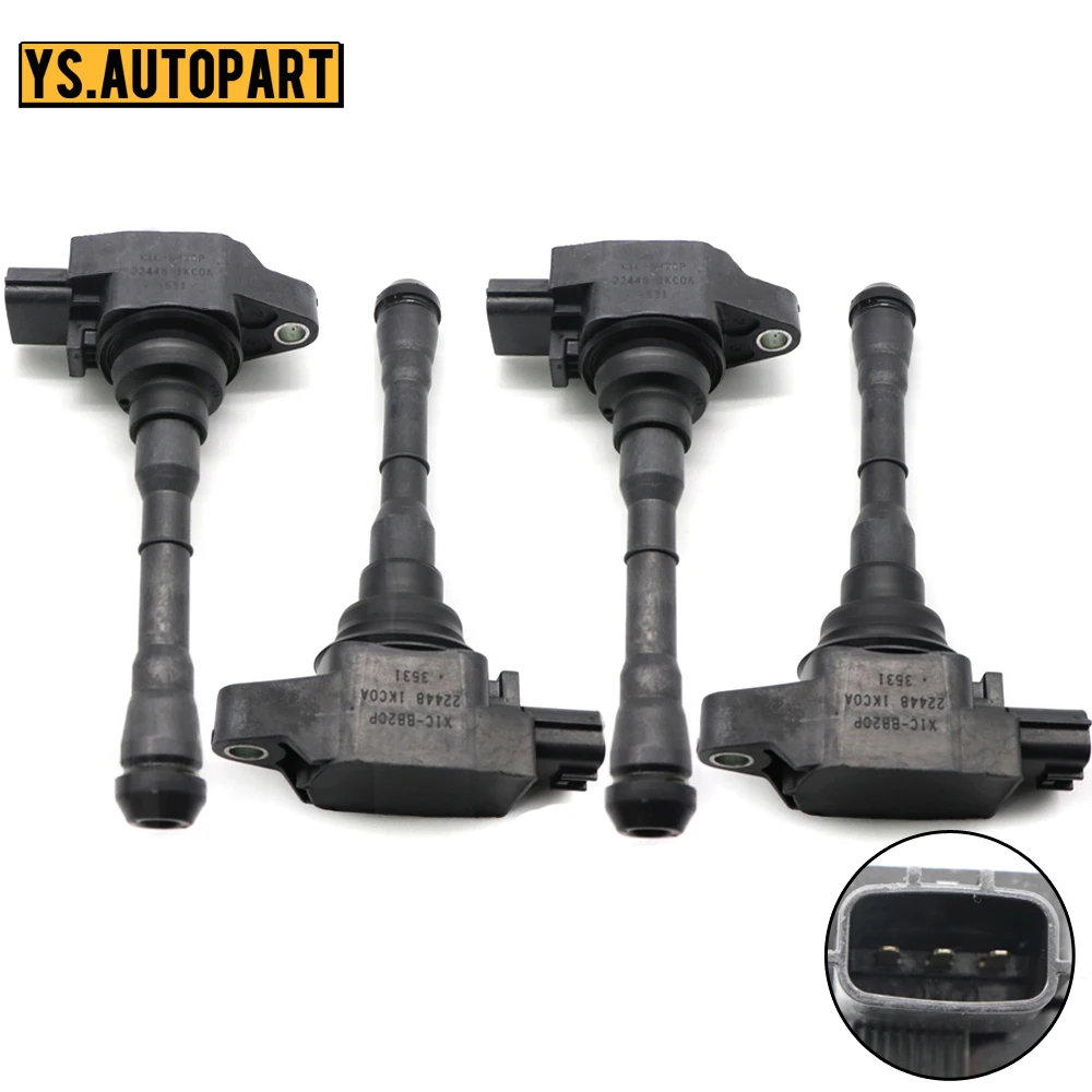 

22448-1KC0A Car Ignition Coil Fit For Nissan Juke Sentra 1.6L L4 2011-2017 224481KC0A 22448 1KC0A