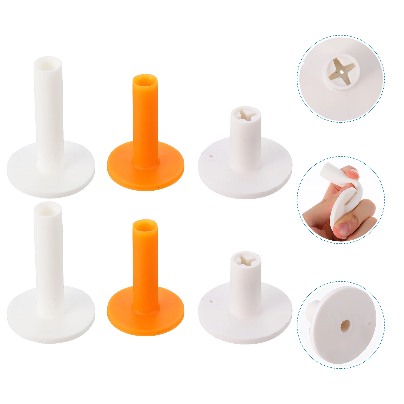 

6 Pcs Driving Range Tees Athletic Sets Driving Range Mats Exercise Accessories Golf Tee Portable Tee Marker Golf Outdoor Tee