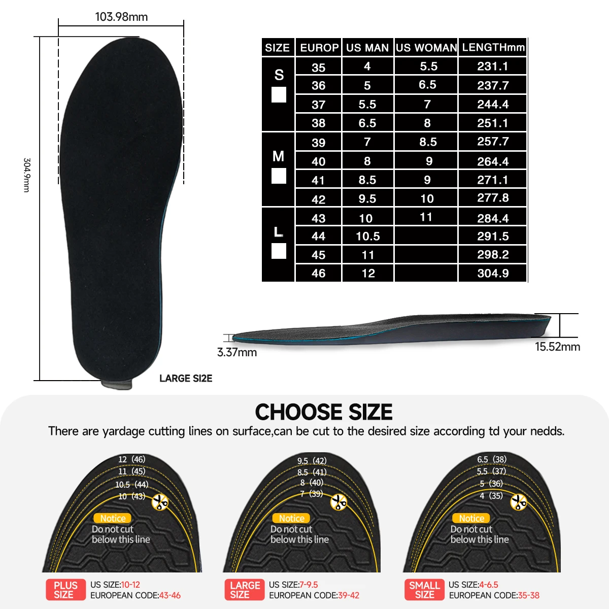 Стельки с подогревом корректирующие амортизирующие батареей пультом