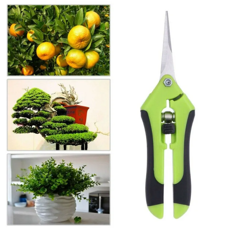 

1Pc Bonsai Pruning Scissors Metal Gardening Tool Hand Cutter Harvesting Fruit Grass Potted For Home