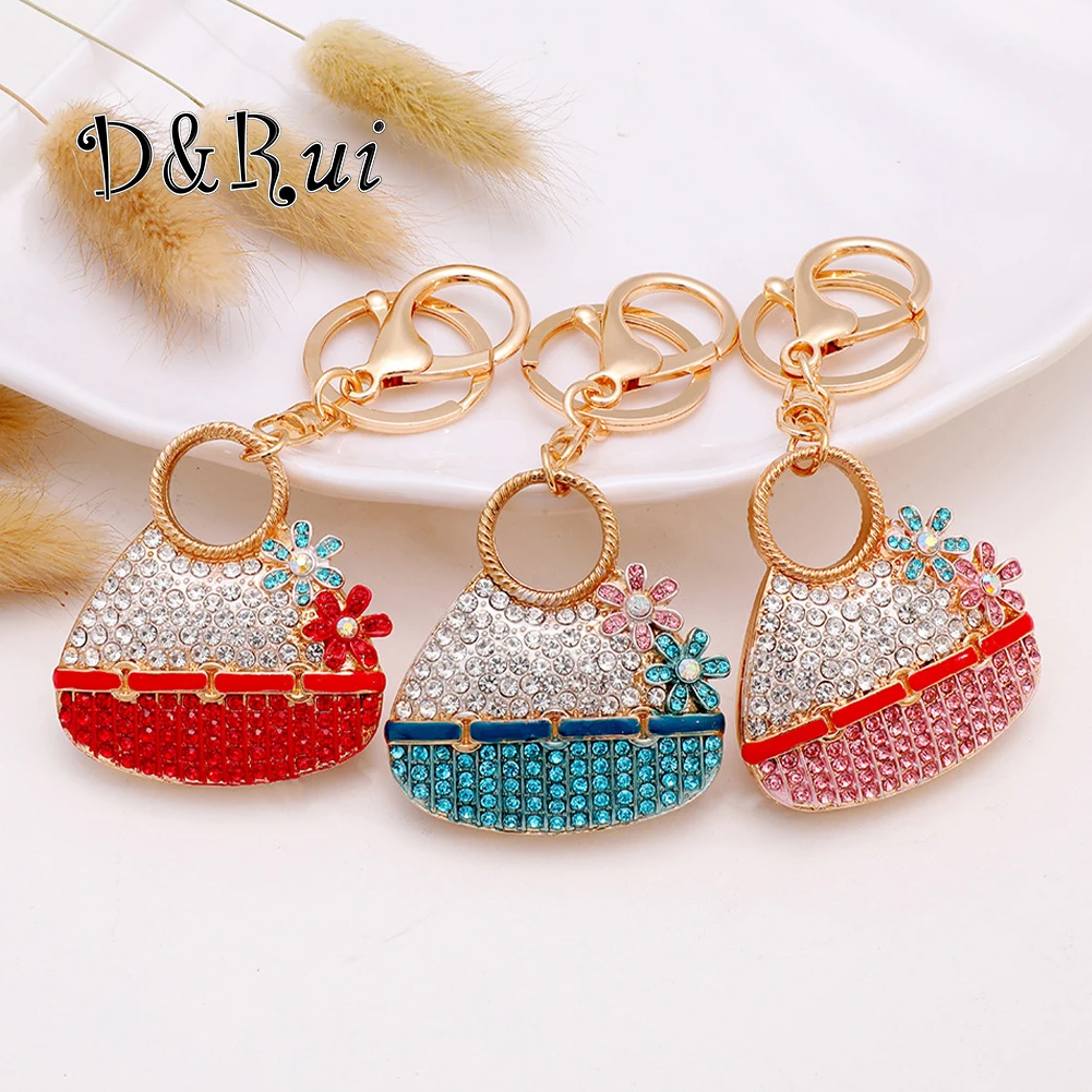

D&Rui Handbag Cute Keychain Aesthetic Ornaments Fashion Jewelry Key Chains Christmas Gift Ideas New Accessories Keychains Women