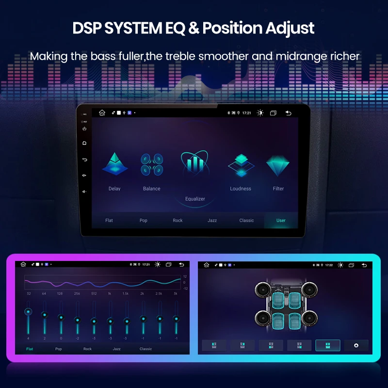 Автомагнитола Junsun V1 Pro мультимедийный проигрыватель на Android 10 8 + 128 ГБ с