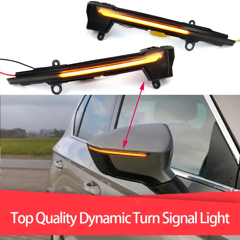 2 шт. дымчатые линзы боковое зеркало последовательный указатель поворота для Seat