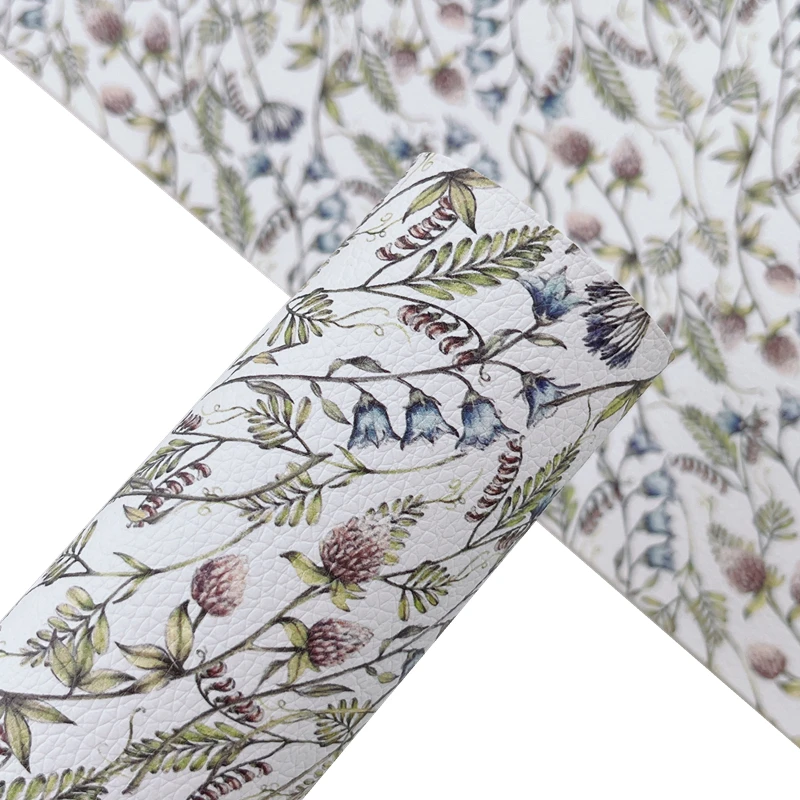 Новинка лист из искусственной кожи радужной расцветки 30x22 см с изображением леса