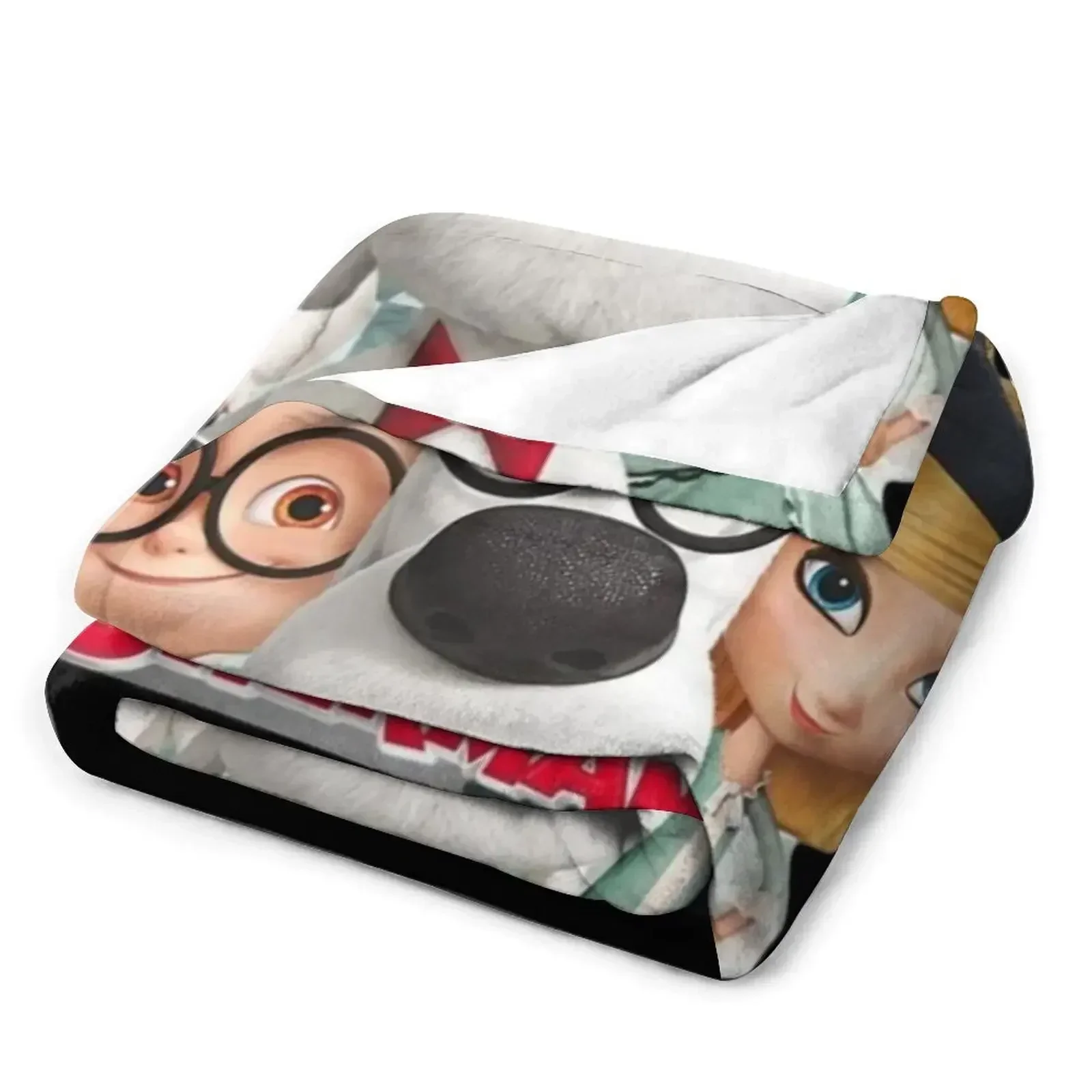 Декоративное одинарное роскошное одеяло Mr Peabody And Sherman