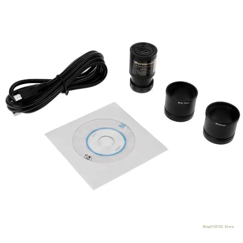 

QX2E for HD CMOS 2.0MP USB Electronic Eyepiece Microscope Camera Mounting Size 23.2mm with Ring Adapters 30mm 30.5mm