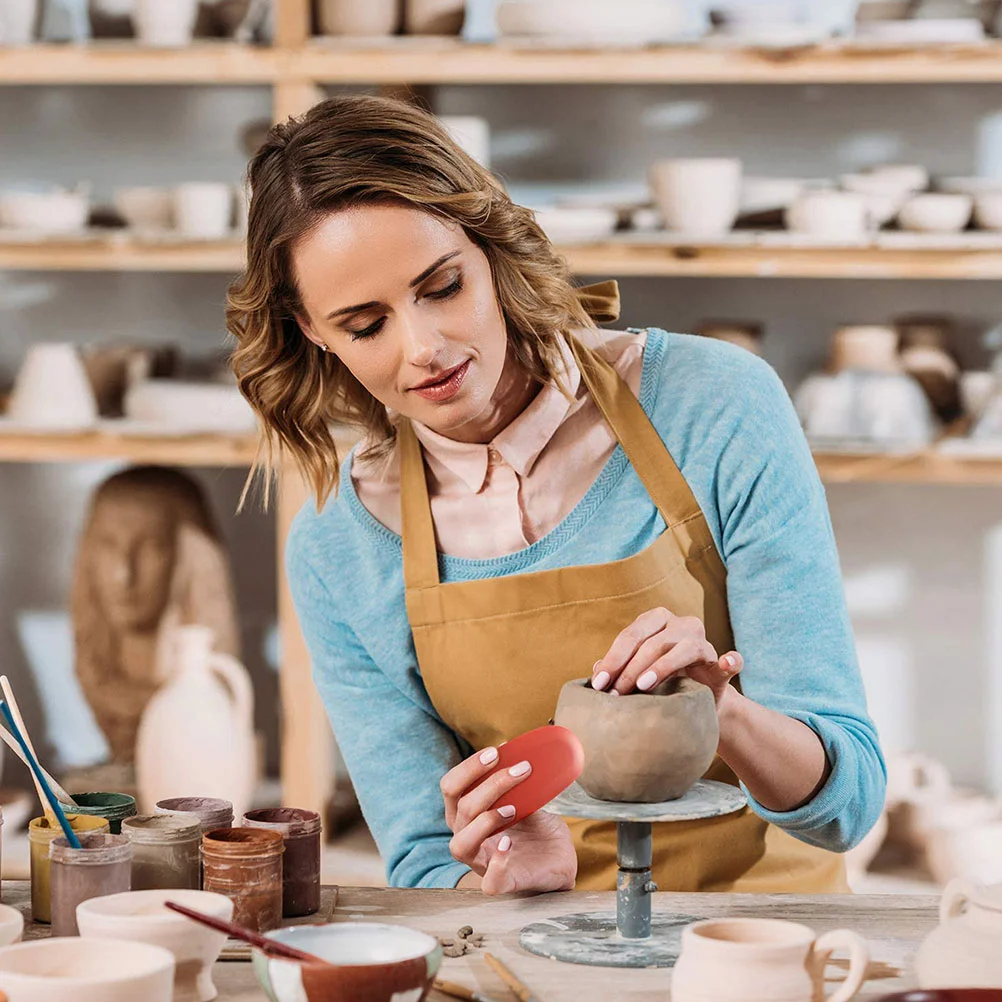 

Clay Tools Pottery Rib Tool Ribs Ceramic Sculpture Polymer Mud Sculpting Carving Rubber Molding Silicone Soft Ceramics