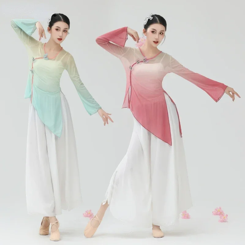Китайский традиционный народный танцевальный костюм ханьфу классическая