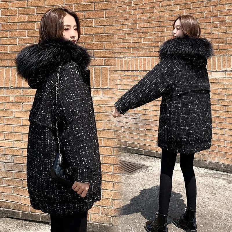 2022 Winter New Padded Coat Women Korean Loose Fashion Casual Down Cotton Jacket Female Short Large Size Thick Warm Parkas