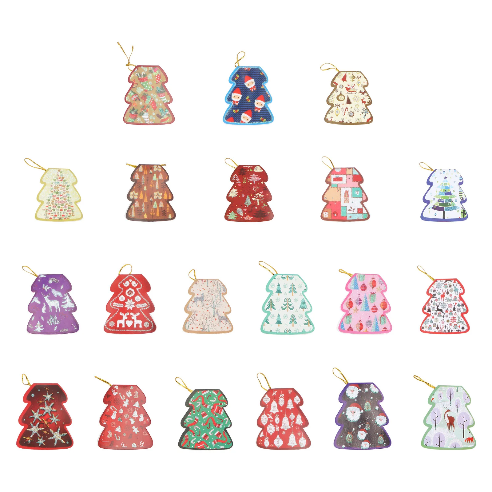 

160Pcs Christmas Greeting Cards Kit Creative Festival Message Cards Xmas Decor