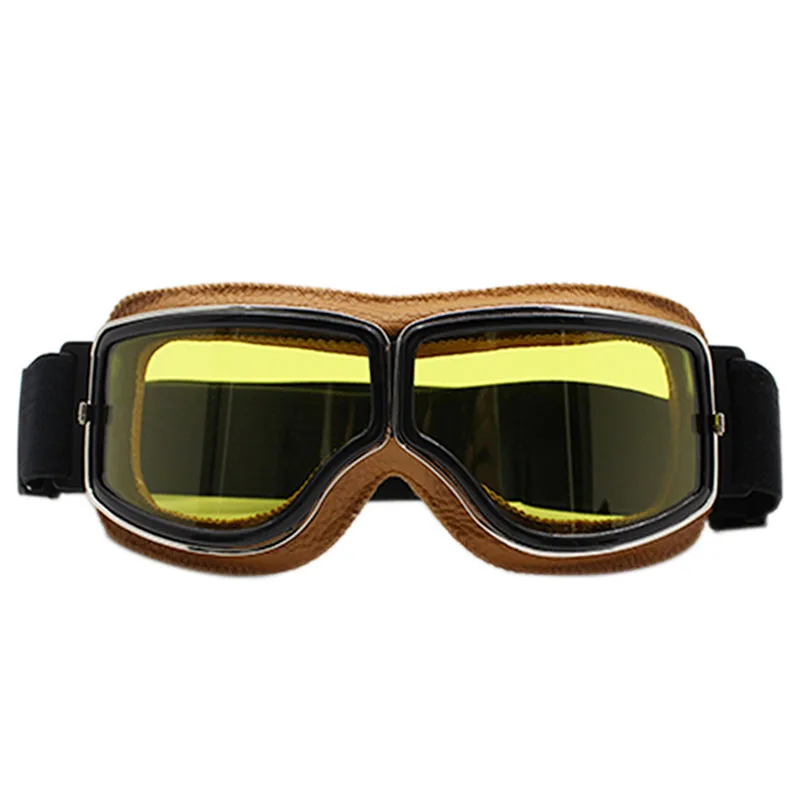 

Glasses Anti-glare Fashion Aviator Glasses Steampunk Retro Motorcycle Outdoor Windproof Dirt Bike Off-road Motocross Goggles