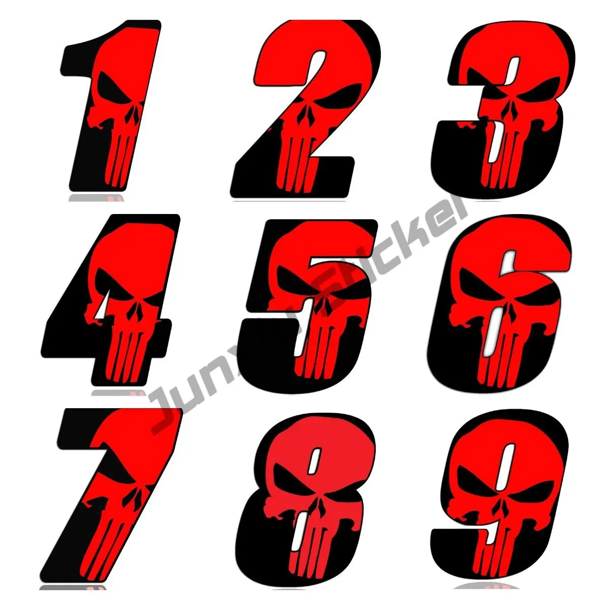 

Украшение для гоночного автомобиля, номер 1-9, мотоцикл, автомобиль, украшение для велосипеда, наклейка из ПВХ