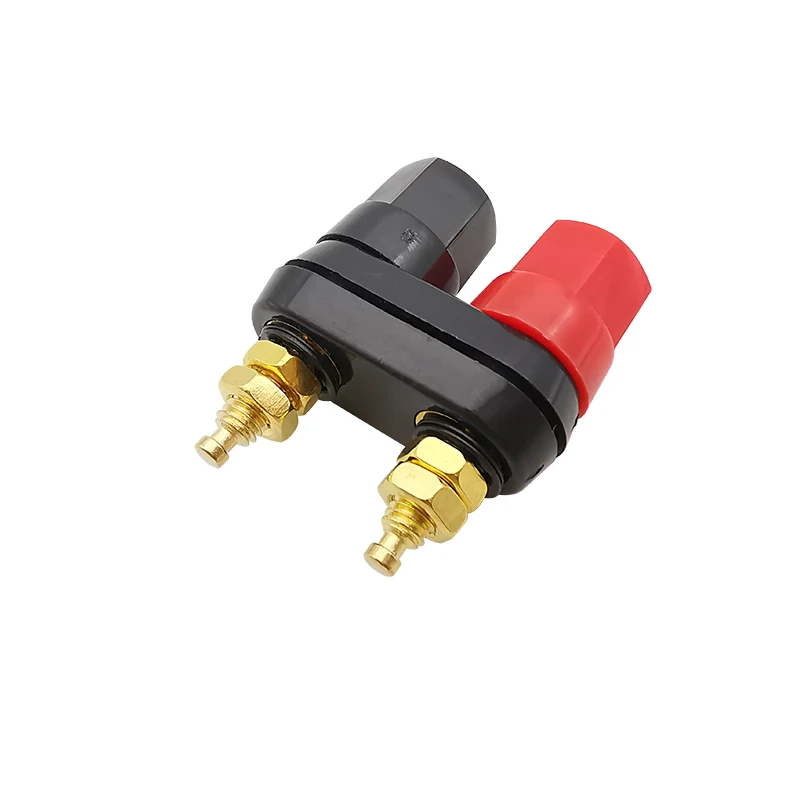 

Банановые вилки 4 мм, пара, красный, черный