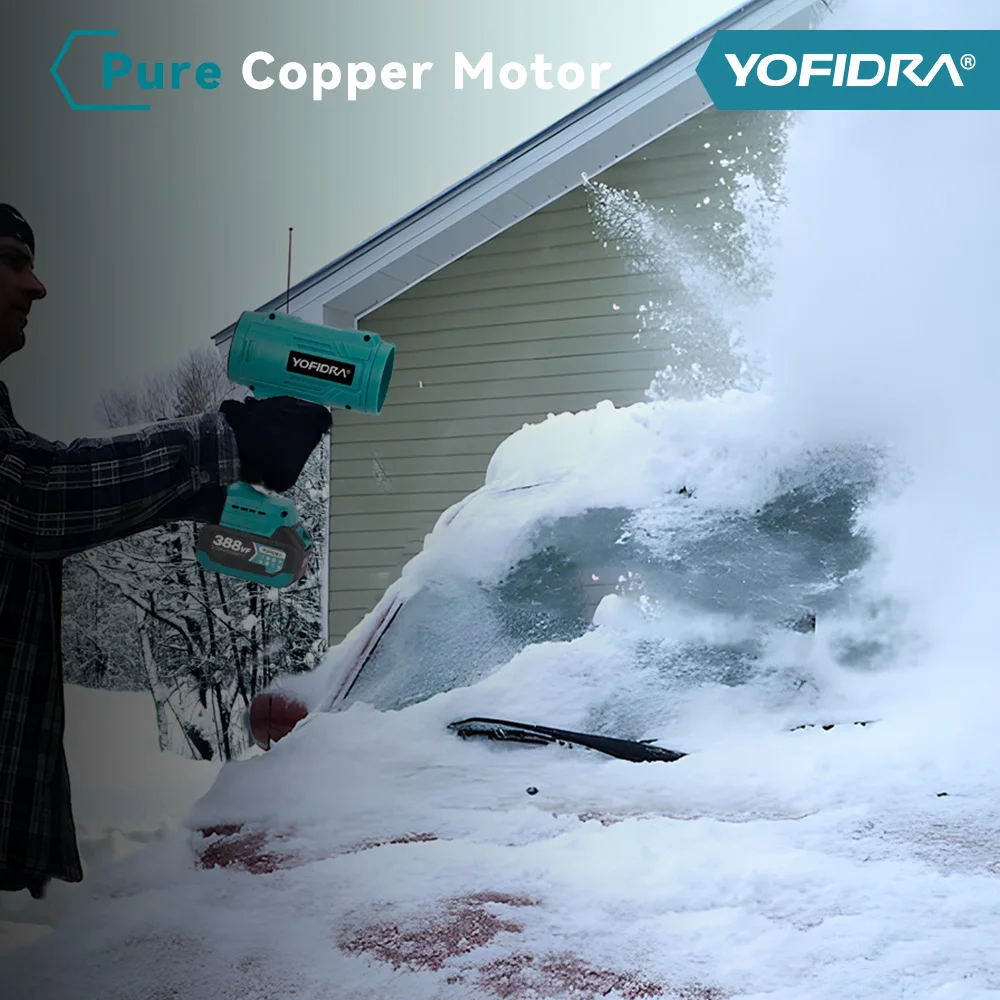 Мощный Электрический Турбинный Вентилятор YOFIDRA 1200 Вт 150 М/с Регулируемая Скорость