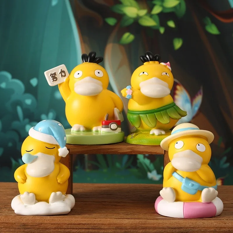 

Pokemon Cartoon Cute Psyduck Blind Box Mysterious Box Children's Doll Resin Decoration Office Desktop Decoration Children Gift
