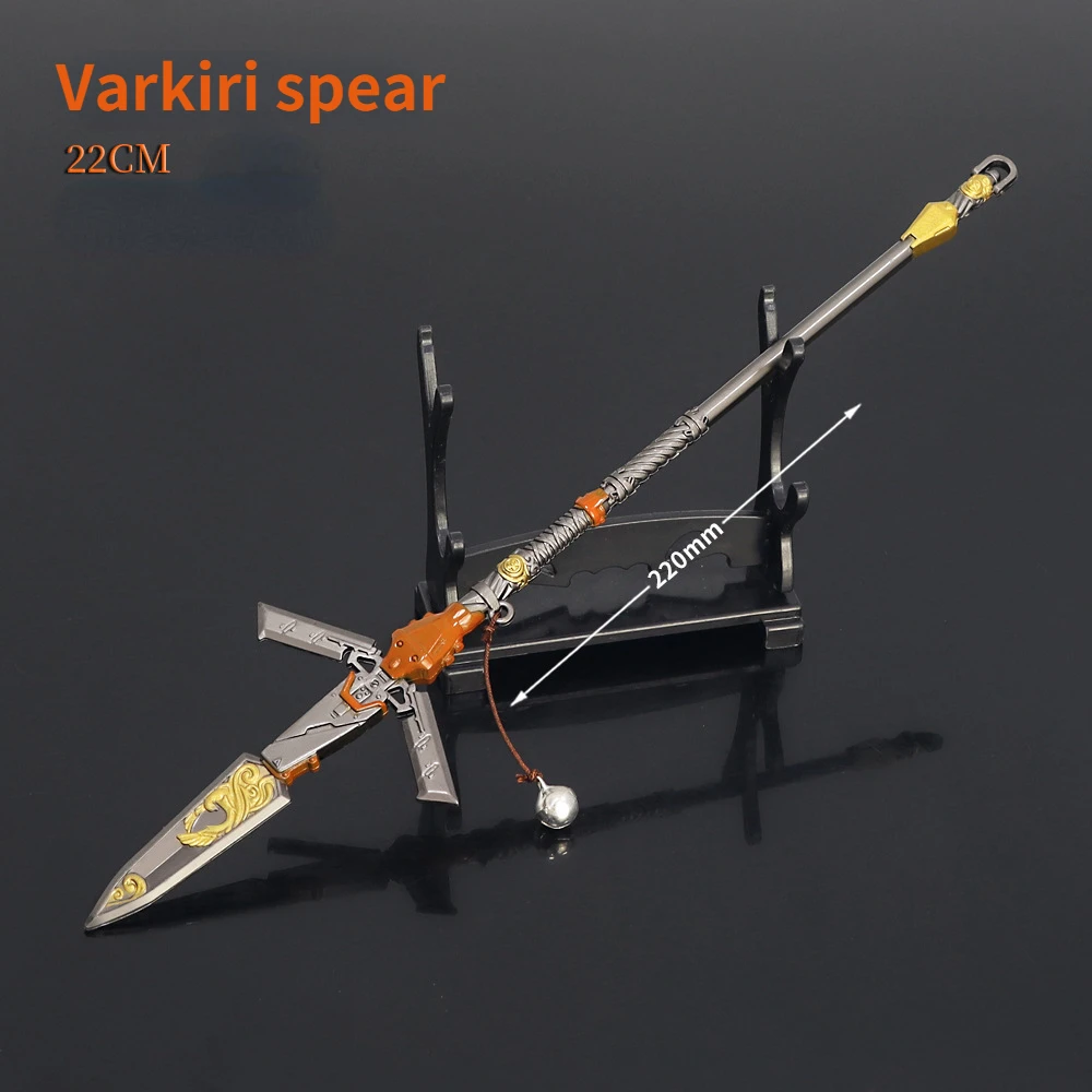 

APEX hero game peripheral weapon 22cm Valkyrie Valkyrie spear alloy weapon sword model crafts decoration gift toy