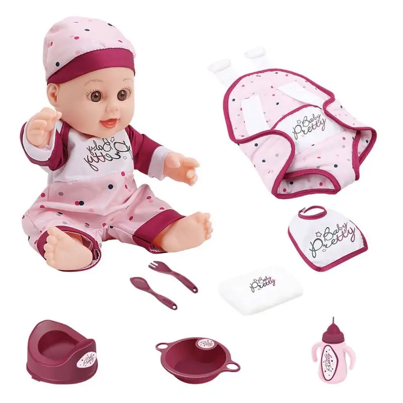 

Newborn Babies Doll For Kids Doll For Girls Simulation Reborn Doll Accessories Vinyl Reborn Dolls Realistic Babies Dolls
