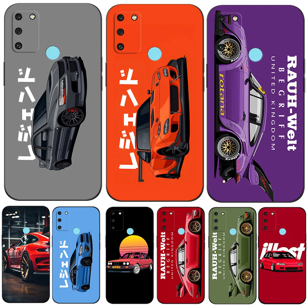 Чехол для HONOR 9A 6 3 дюйма мягкий силиконовый чехол телефона Huawei Honor 9 A зеркальный