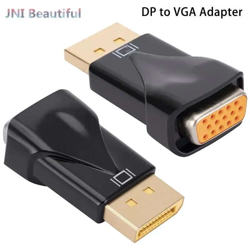 

Переходник с DP на VGA 1080P DisplayPort «папа» на VGA «мама», конвертер, адаптер для проектора HD TV HDVD ноутбука DP на VGA для ПК