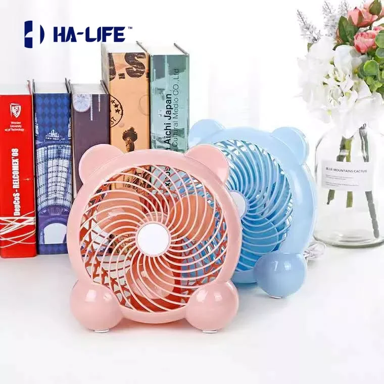 

HA-Life Small USB Fan Table 7 Inch Plug-in Electric Mini Mute Student Dormitory Office Desktop Small Electric Fan Popular 2022