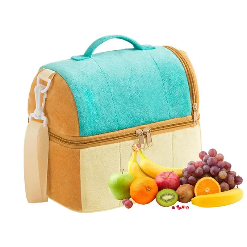 

Изолированная сумка для ланча, сумка для хранения пищевых продуктов, сумка-тоут, вместительная Водонепроницаемая портативная Термосумка, сумка для еды, ручная сумка