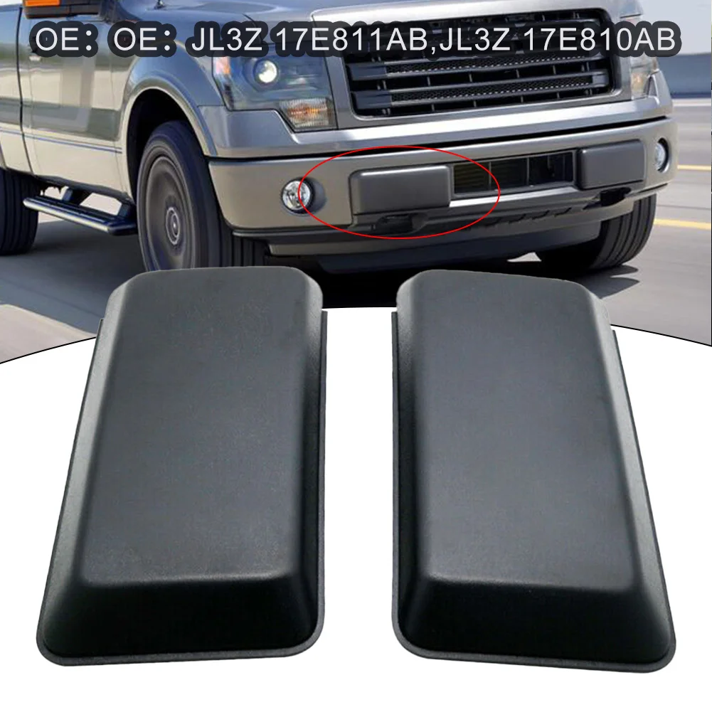 

2pcs Car Front Bumper Bezel For Ford F150 2018-2020 Front Bumper Cover Lower Grille Trim Panel Black Plastic JL3Z17E811AB /JL3Z1