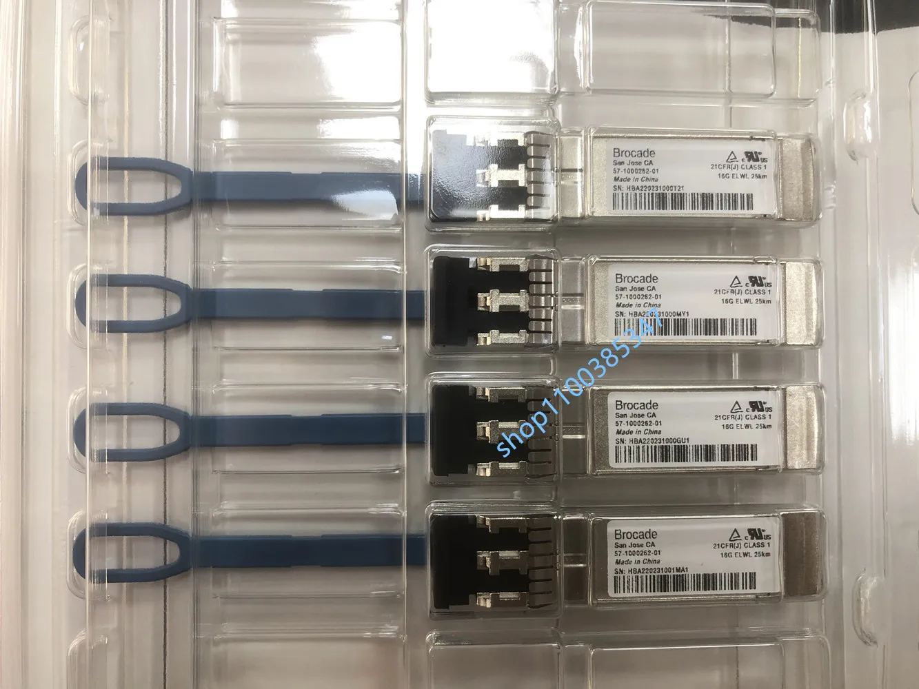 Brocade 57-1000262-01/XBR-000258/SFP 1310nm 16g lw 25km Used in DCX 8510,6520,6510,6505,Optical Transceiver/brocade 16g 25km sfp