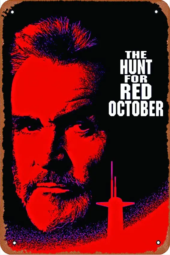 The Hunt For Red октября Co15Coll металлический жестяной знак винтажный художественный