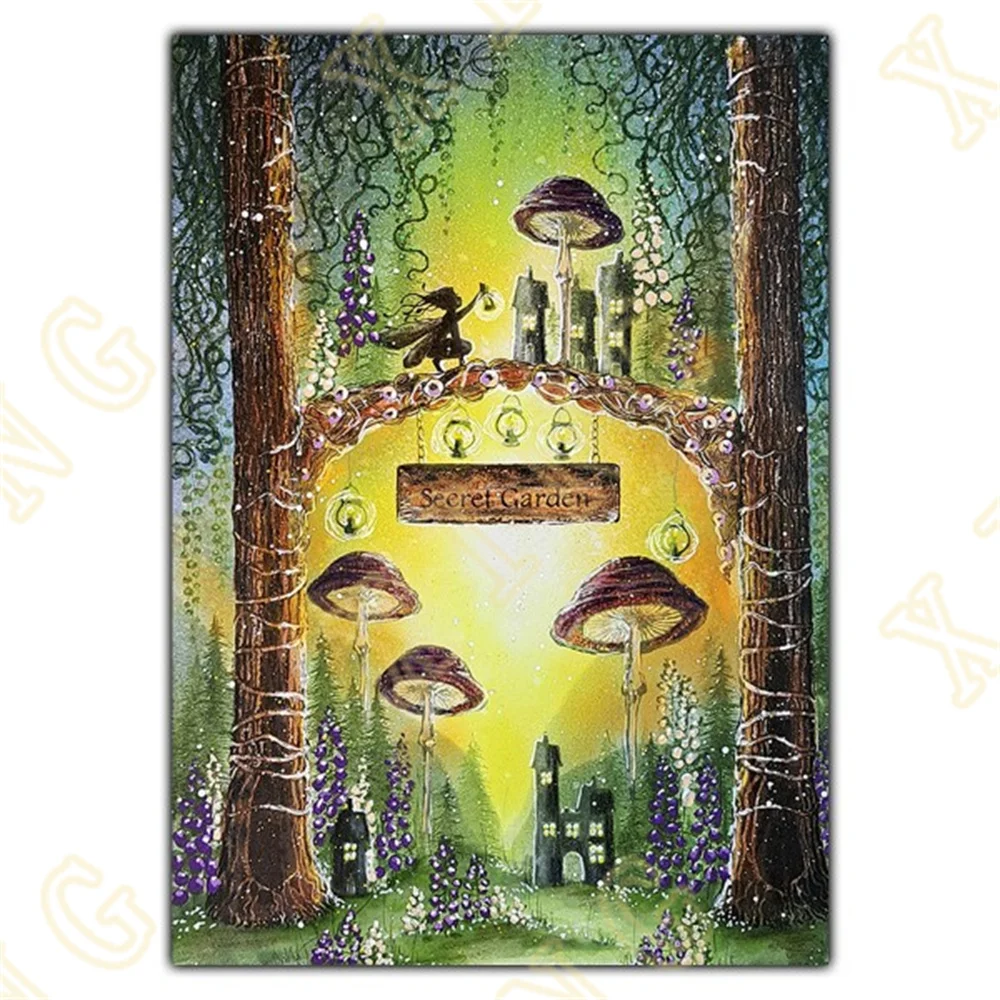 Новый сакральный мост ботанические цветы силиконовые штампы украшение для