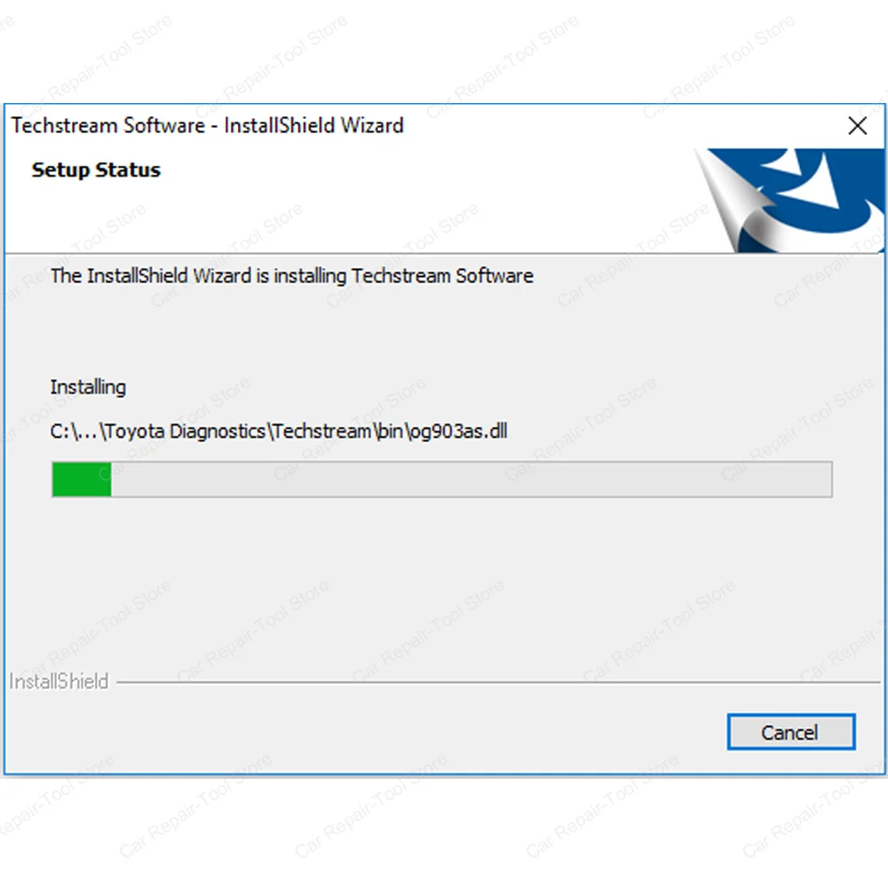 Автомобильное диагностическое программное обеспечение Mini VCI Techstream V17.00.020