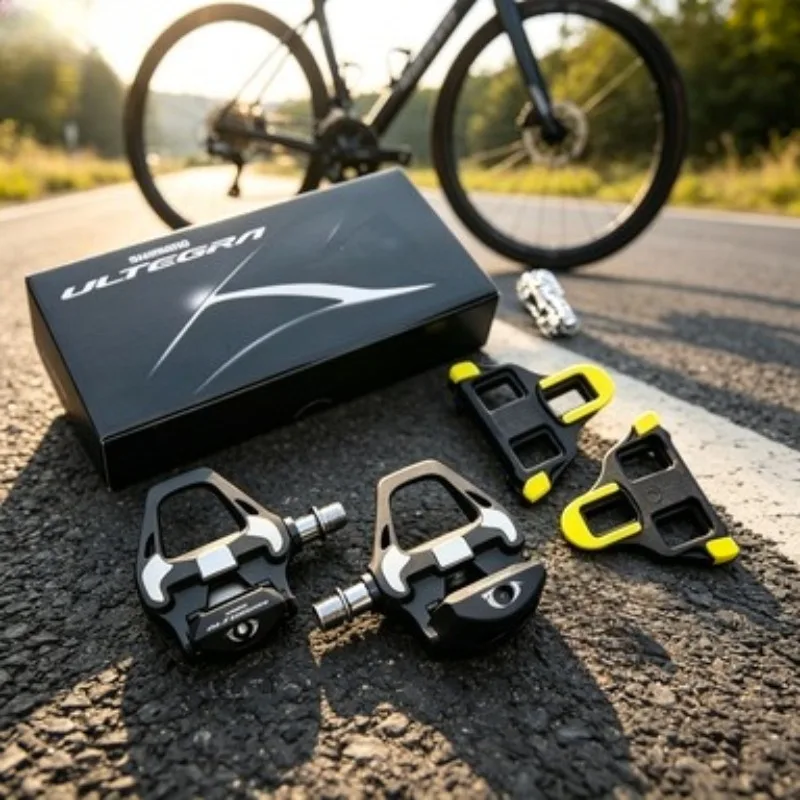 Фото Педали для велосипедов SHIMANO PD-R8000 MTB Road, ультралегкие, из карбонового волокна, самоблокирующиеся, с шипами SH11 для улучшенной производительности велопоездок №3