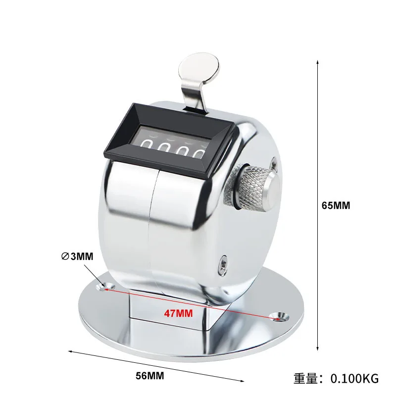 

Механический счетчик с 0-9999 отсчетов, 4, цифровой ручной счетчик, ручной счетчик для гольфа, кликер, тренировочный счетчик, мини-механни