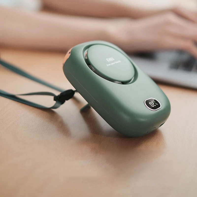 

New Hanging Neck Fan Handheld Fan Summer Cool Electrical Appliances Small Fan Mini Handheld Portable USB Charging Fan