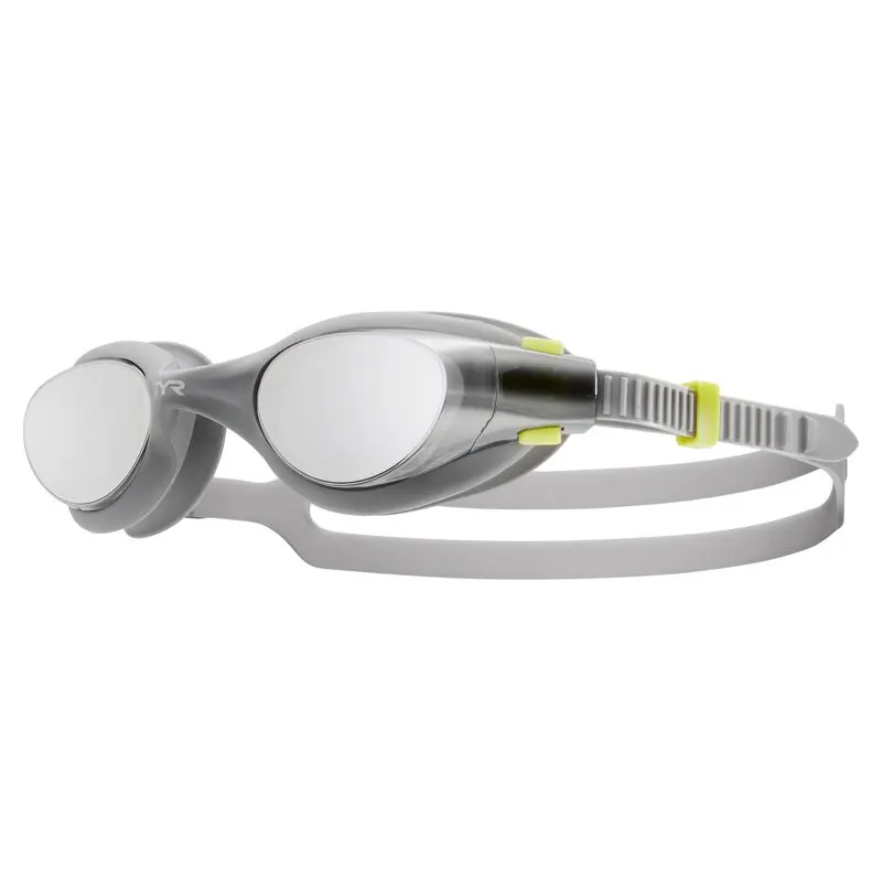 

TYR Vesi Mirrored Gray and Silver Swimming Sport Goggles