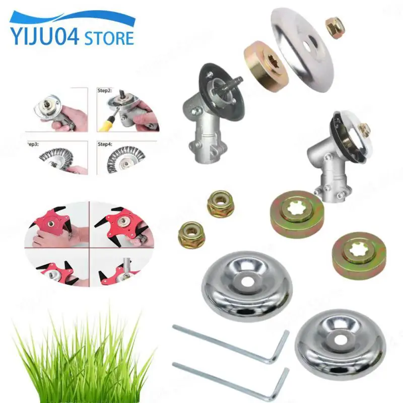 

Набор адаптеров для лезвий газонокосилки, детали для триммера, кустореза, домашний экологичный триммер для травы, стринговый резак для газо...