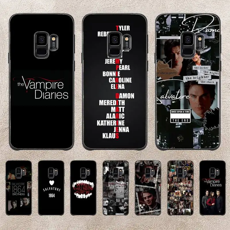 

The Vampire Diaries Stefan Damon Phone Case For Samsung Galaxy S6 S7 Edge Plus S9 S20Plus S20ULTRA S10lite S225G S10 Note20ultra