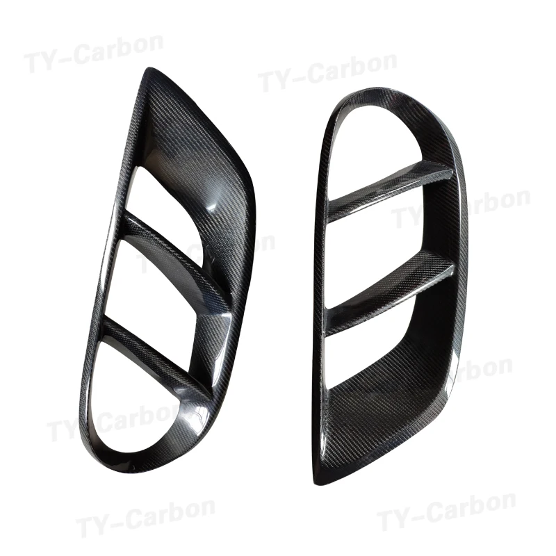 Автомобильный передний бампер из углеродного волокна Крышка вентиляционного
