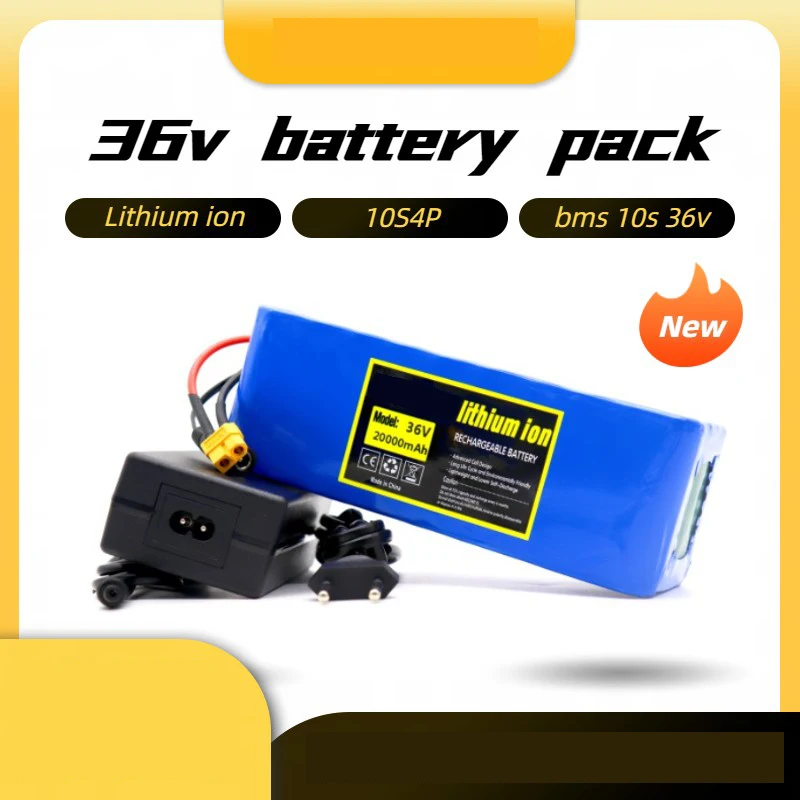 

36V 20Ah 10S4P Lithium Battery Pack 18650 20000mAh 800W 500W 450W 350W 250W Ebike Electric Car Bicycle Motor Scooter