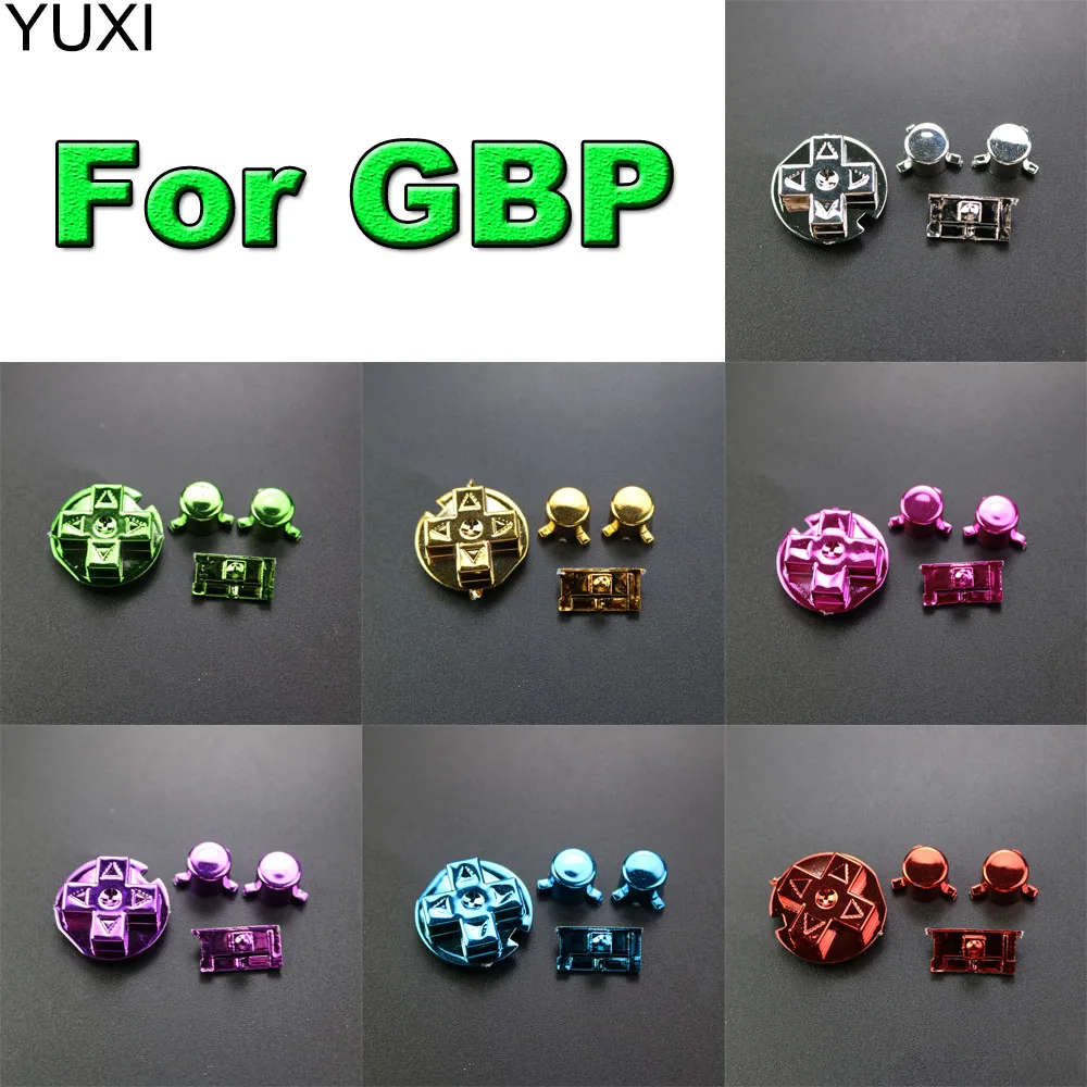 

YUXI 1Set For Gameboy Pocket GBP Direction Power On Off A B D Pads Key Buttons Set Replacement