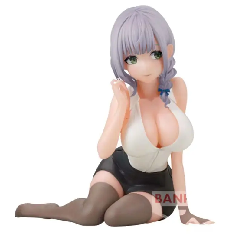 

Оригинальные фигурки BANDAI Relax Time Hololive Shirogane Noel из ПВХ, Аниме фигурки, модели игрушек