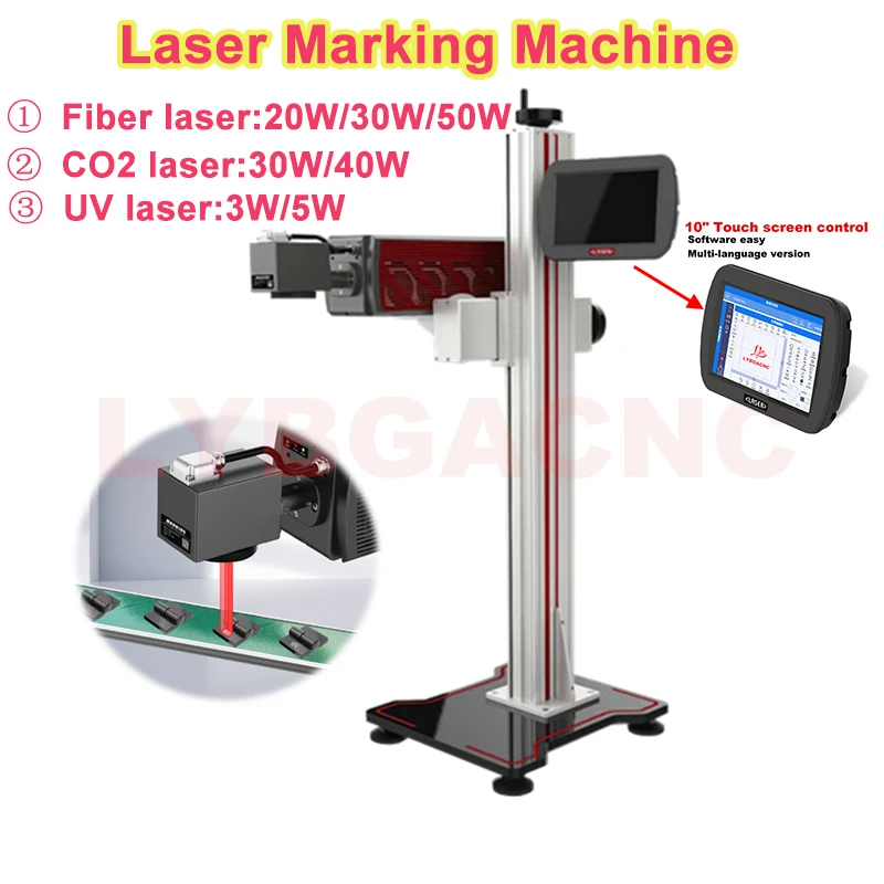 w lecie maszyna do znakowania promienie ultrafioletowe fioletowe zimne światło UV 3W 5W i CO2 metalowa rura 30W 40W laserowego